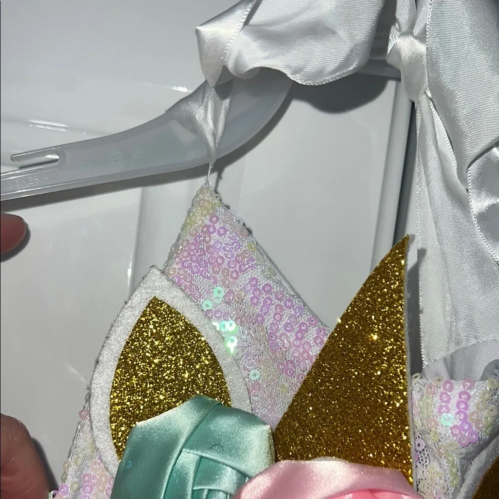 Magical Unicorn Tutu Dress with lightup Headband